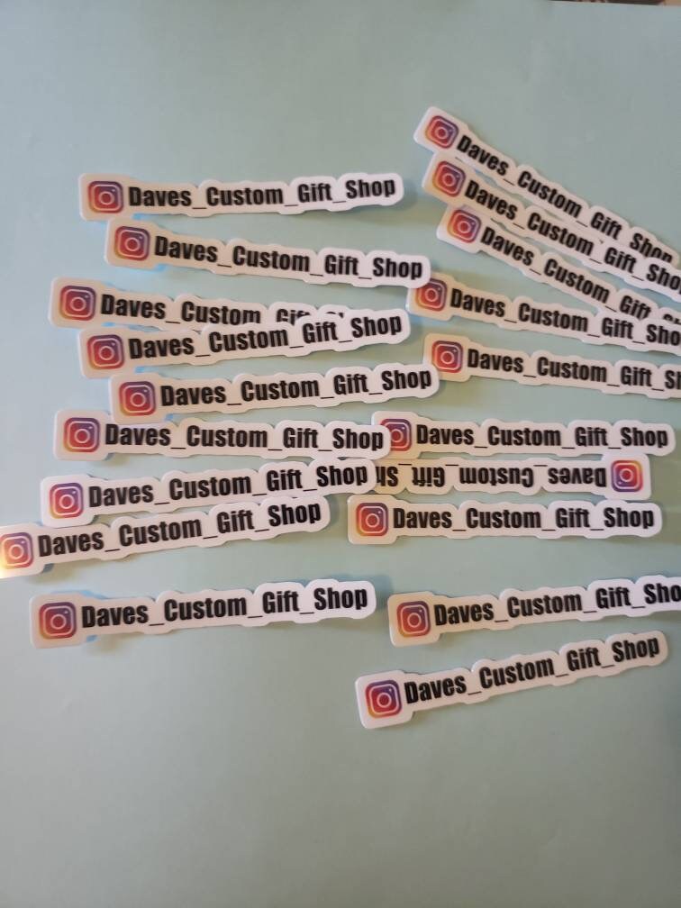 20pc Custom IG Stickers