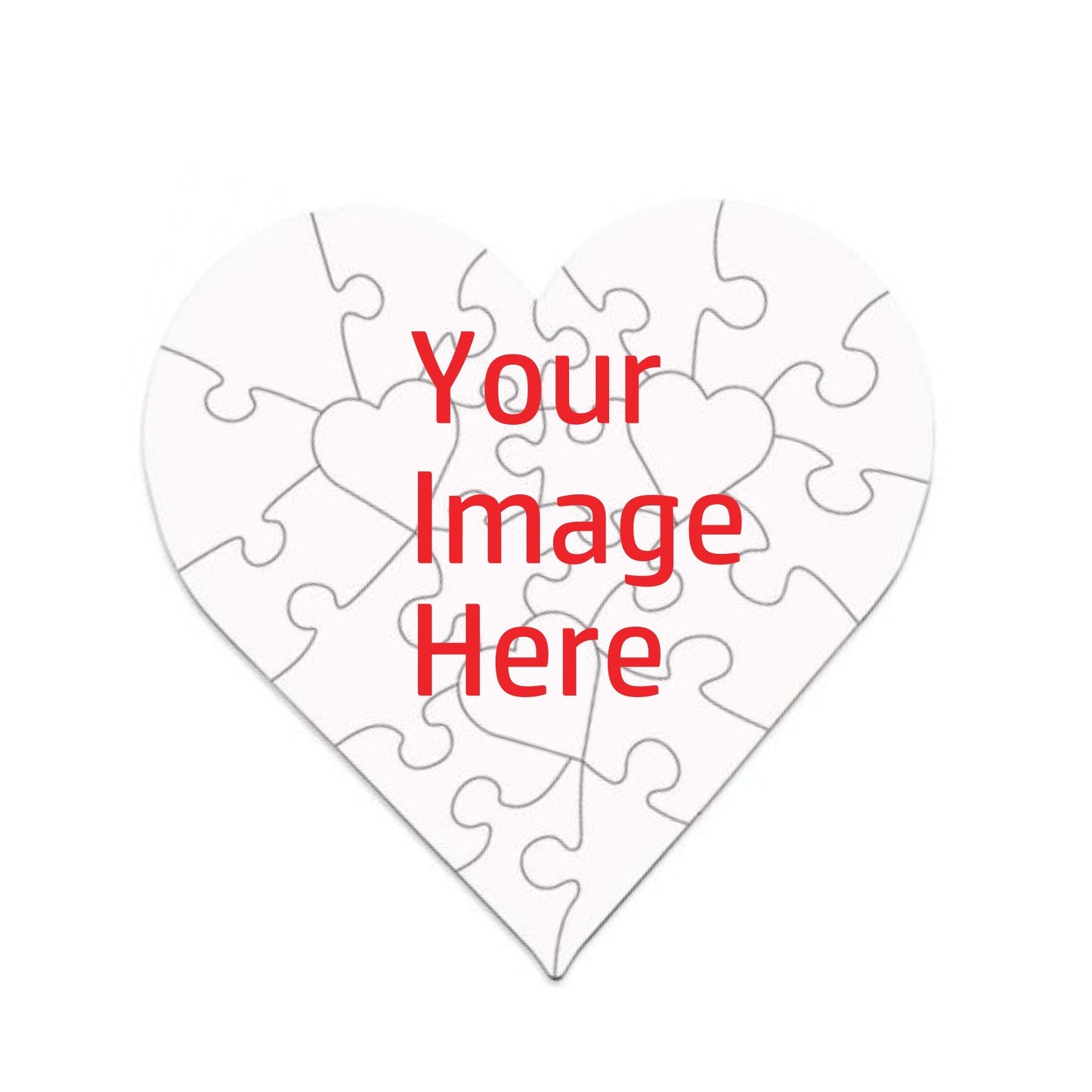 Personalized Heart Jigsaw Puzzle