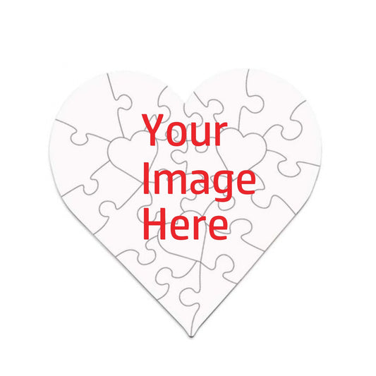 Personalized Heart Jigsaw Puzzle